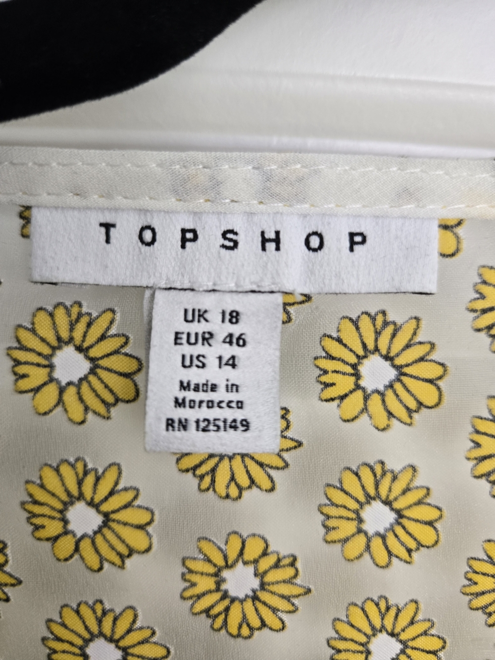 Topshop Gold Wrap Tie Midi Dress with Puff Sleeves. 0026 - Picture 6 of 9